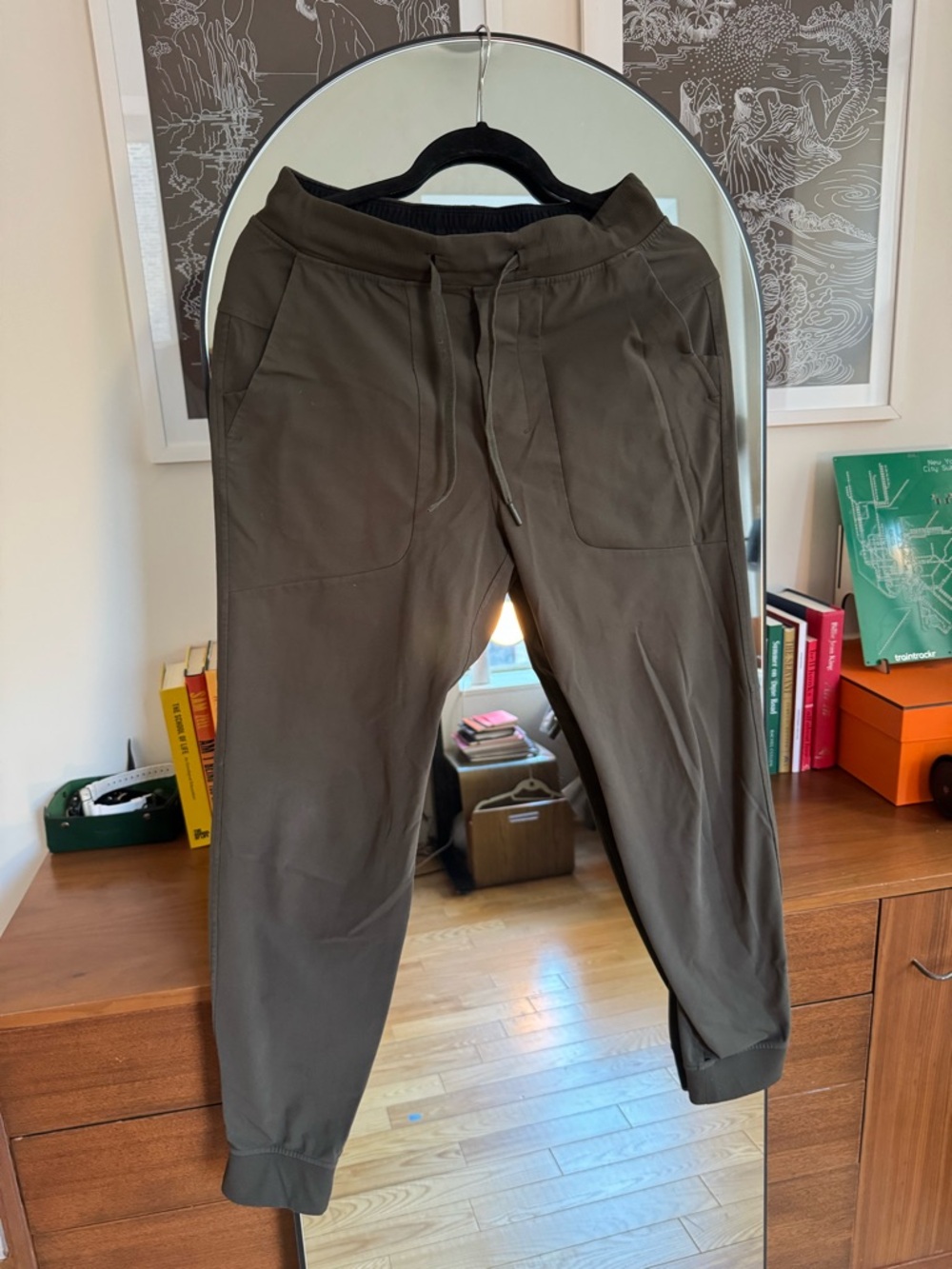 lululemon athletica Men's Olive Green Joggers